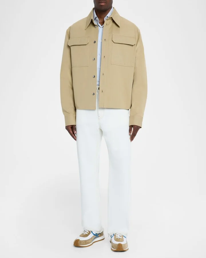 Men's Flow Runner 2.0 Nylon and Suede Sneakers - Image 3