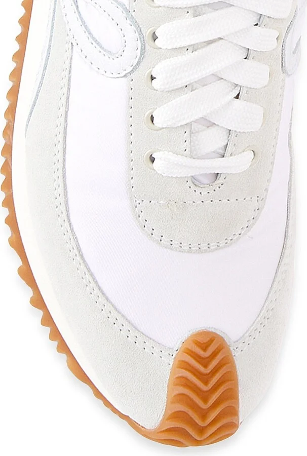 Men's Flow Runner Monogram Logo Sneakers - White - Size 6 - Image 3
