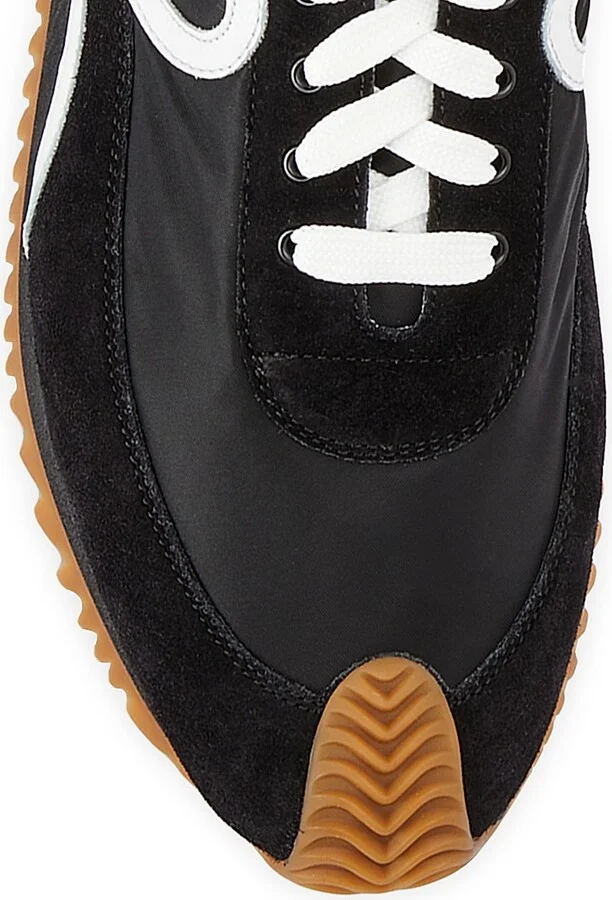 Men's Flow Runner Monogram Logo Sneakers - White - Size 6 - Image 10
