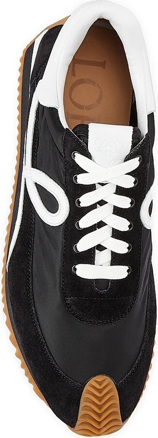 Men's Flow Runner Monogram Logo Sneakers - White - Size 6 - Image 11