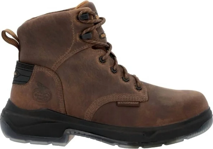 Men's Flxpoint Ultra Waterproof Work Boot In Brown