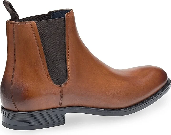 Men's Flynch Leather Chelsea Boots - Tan - Size 8 - Image 3
