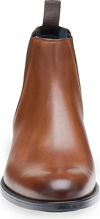 Men's Flynch Leather Chelsea Boots - Tan - Size 8 - Image 5