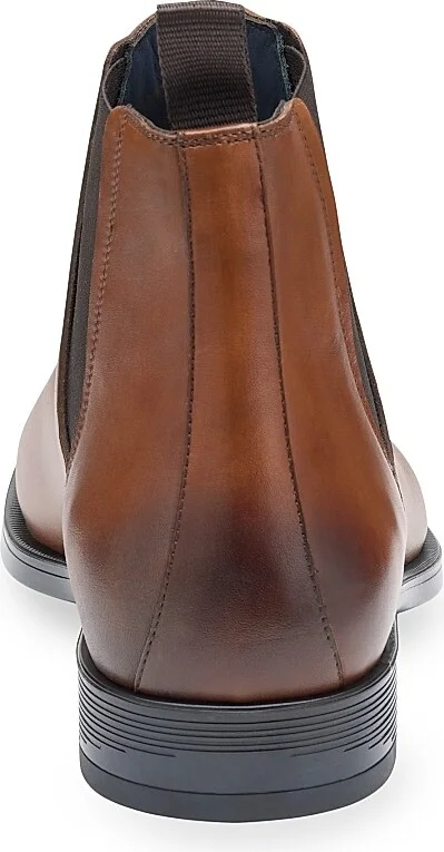 Men's Flynch Leather Chelsea Boots - Tan - Size 8 - Image 6