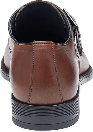 Men's Flynch Monk-Strap Oxfords - Tan - Size 10 - Image 4