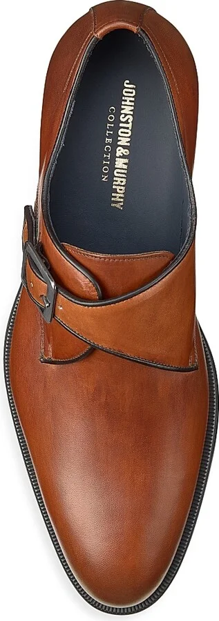 Men's Flynch Monk-Strap Oxfords - Tan - Size 10 - Image 5
