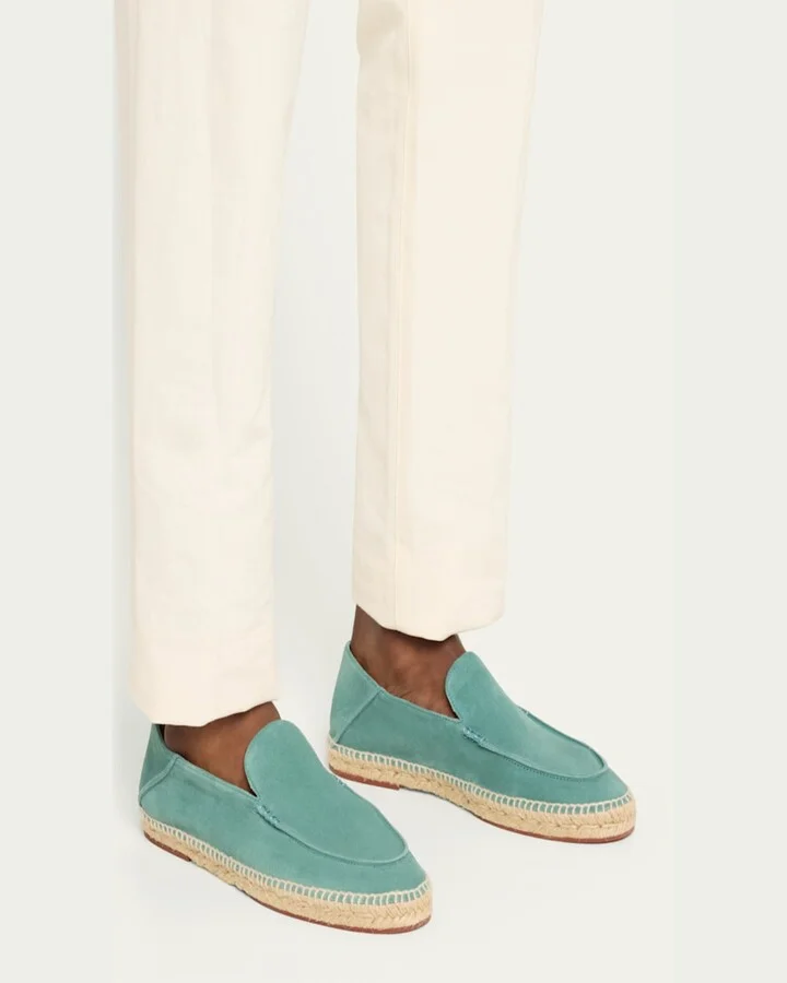 Men's Foldover Suede Espadrille - Image 6