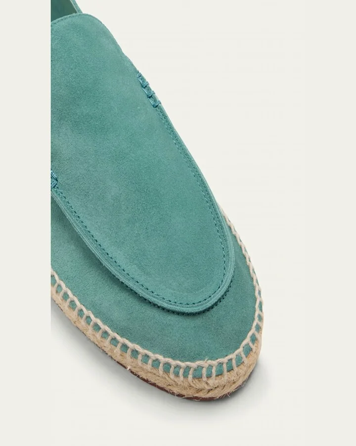 Men's Foldover Suede Espadrille - Image 11