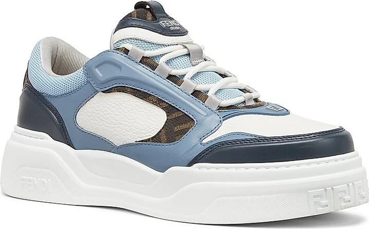 Men's Force Low-Top Sneakers - Blue - Size 11 - Image 2