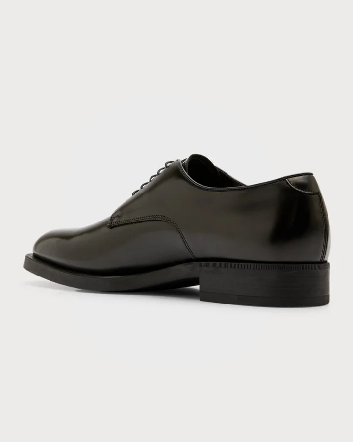 Men's Formal Leather Derby Shoes - Image 3