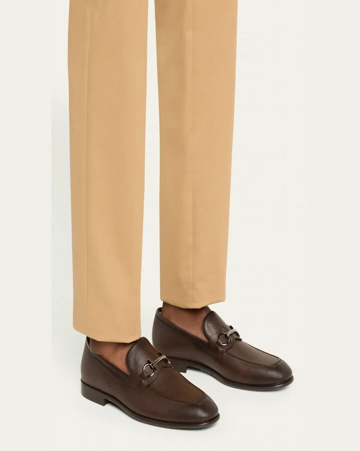 Men's Foster Gancini Bit Loafers - Image 10