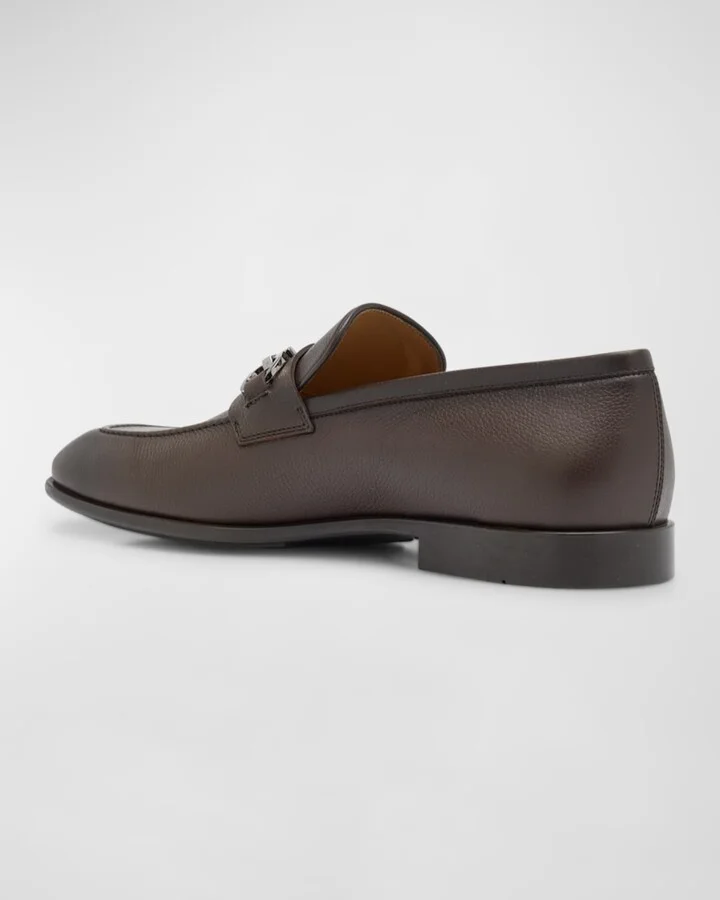 Men's Foster Gancini Bit Loafers - Image 4