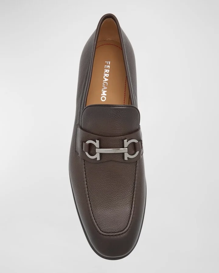 Men's Foster Gancini Bit Loafers - Image 8