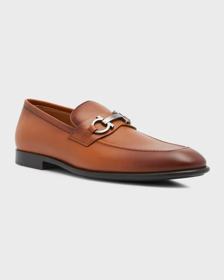 Men's Foster Gancini Bit Loafers - Image 3