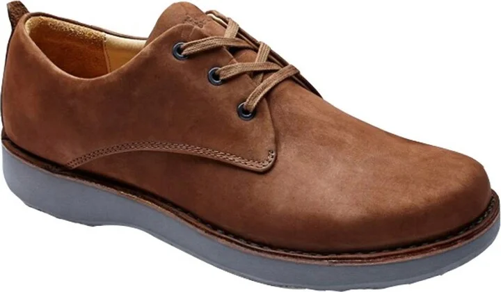 Men's Free Derby Shoes In Brown Nubuck