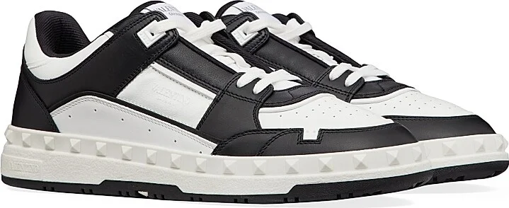 Men's Freedots Low Top Sneakers In Calfskin - White - Size 9 - Image 7