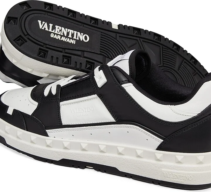 Men's Freedots Low Top Sneakers In Calfskin - White - Size 9 - Image 10