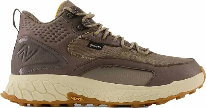 Men's Fresh Foam X Hierro Mid Gtx Shoes - D Width In Wren / Bungee / Golden Hour
