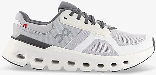 Mens Frost White Cloudrunner 2 Logo-Embossed Mesh Low-Top Trainers 7