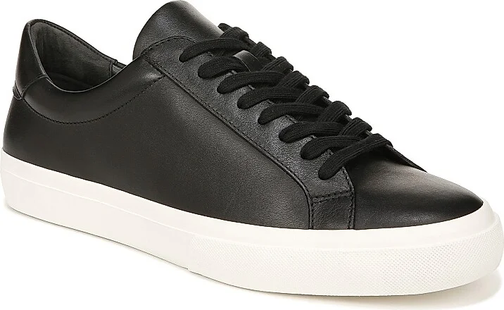 Men's Fulton Leather Oxford Sneakers - Black - Size 7 - Image 2