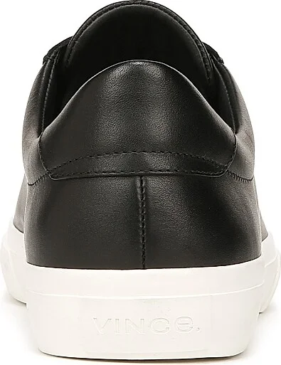 Men's Fulton Leather Oxford Sneakers - Black - Size 7 - Image 3