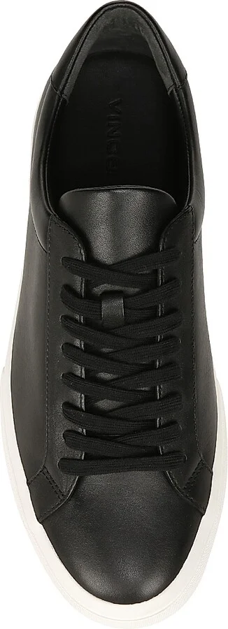 Men's Fulton Leather Oxford Sneakers - Black - Size 7 - Image 5