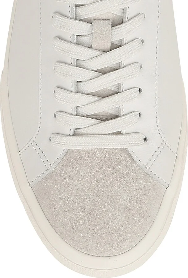 Men's Fulton Leather Oxford Sneakers - White Leather - Size 10.5 - Image 5