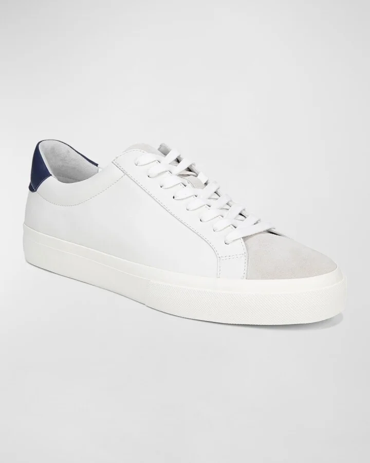 Men's Fulton Mix-Leather Low-Top Sneakers - Image 3