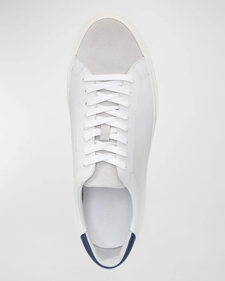 Men's Fulton Mix-Leather Low-Top Sneakers - Image 4