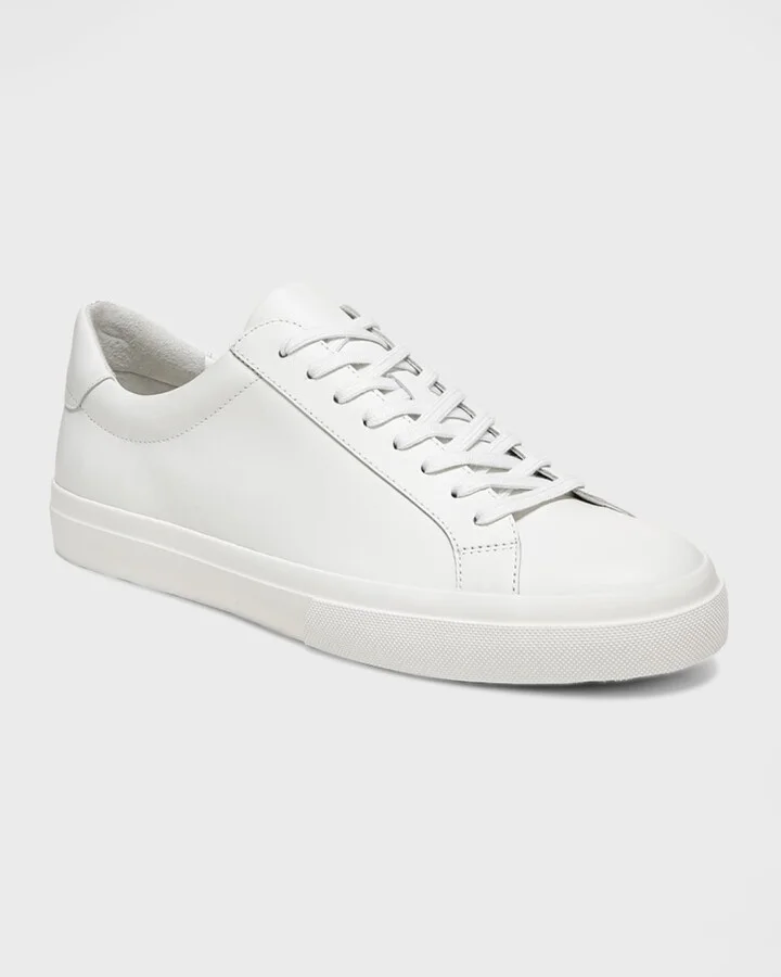 Men's Fulton Solid Leather Low-Top Sneakers - Image 7