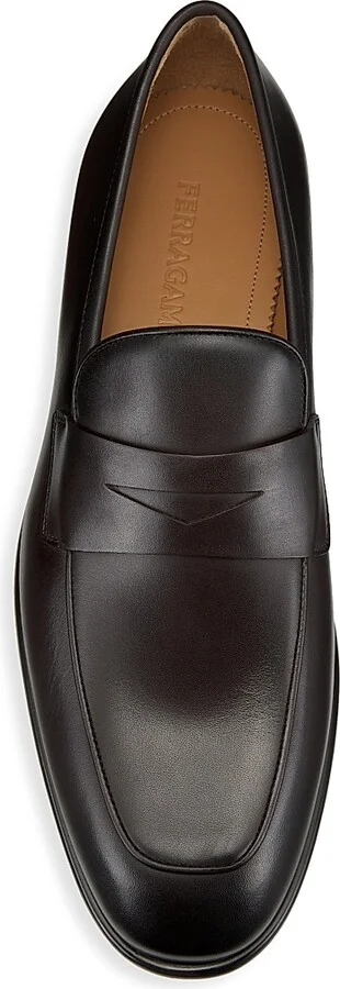 Men's Funes Leather Loafers - Hickory - Size 10 - Image 5