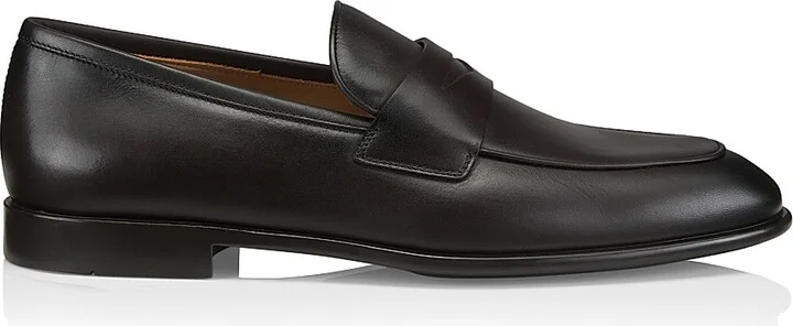 Men's Funes Leather Loafers - Hickory - Size 10