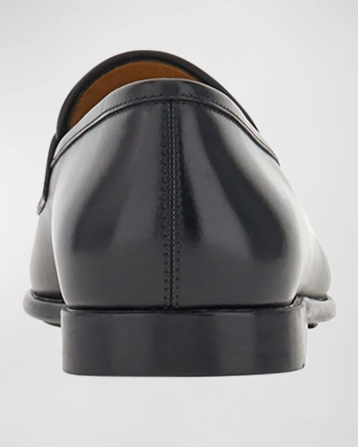 Men's Funes Leather Penny Loafers - Image 2
