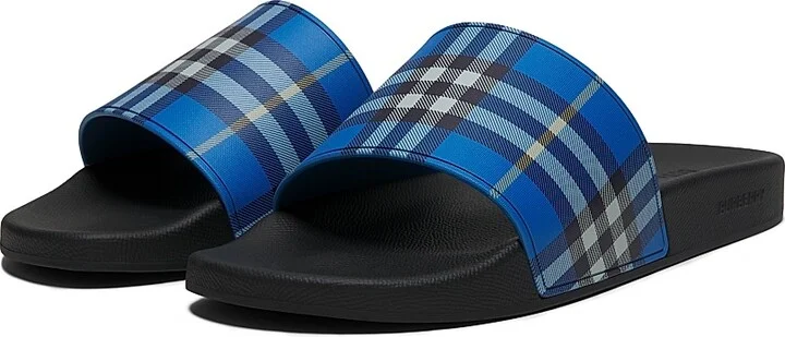 Men's Furley Check Slide Sandals - Hyacinth - Size 6 - Image 2