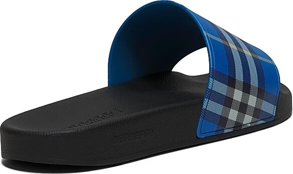 Men's Furley Check Slide Sandals - Hyacinth - Size 6 - Image 3