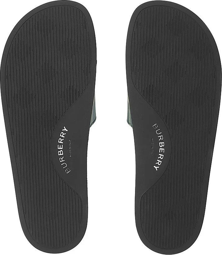 Men's Furley Check Slide Sandals - Hyacinth - Size 6 - Image 10