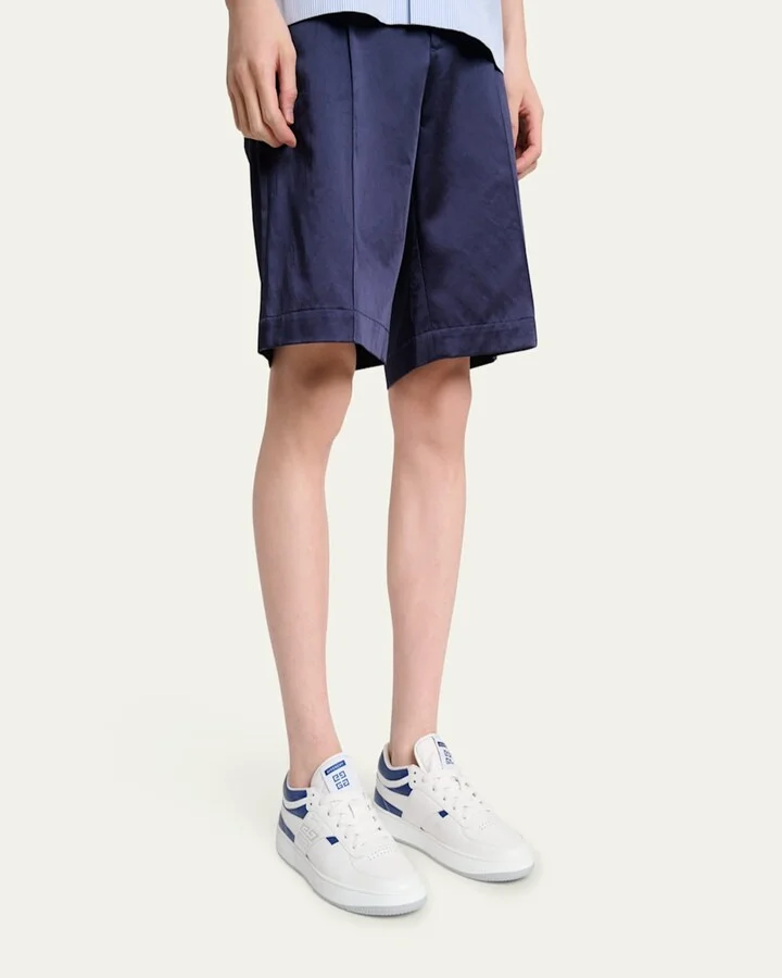 Men's G Move Leather Low-Top Sneakers - Image 8
