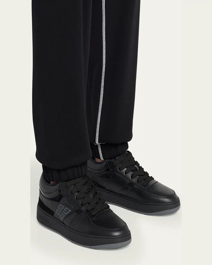 Men's G Move Low-Top Leather Sneakers - Image 4