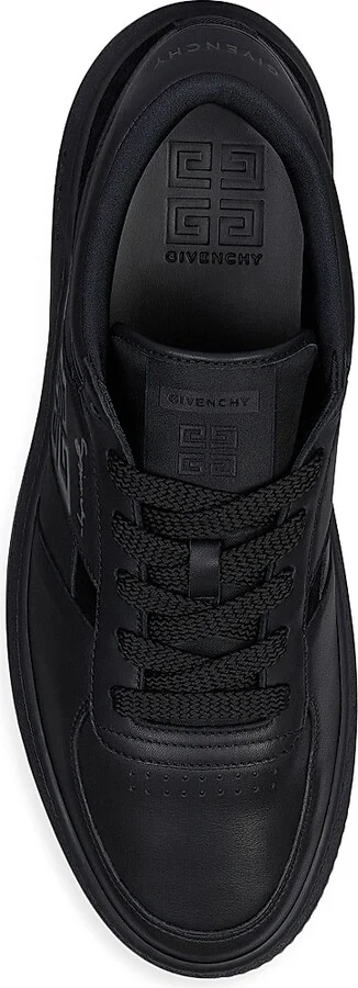 Men's G Move Sneakers in Mixed Leathers - Black - Size 6 - Image 3