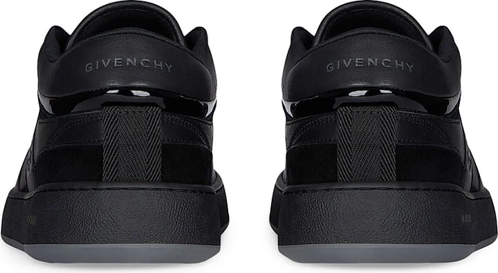 Men's G Move Sneakers in Mixed Leathers - Black - Size 6 - Image 6