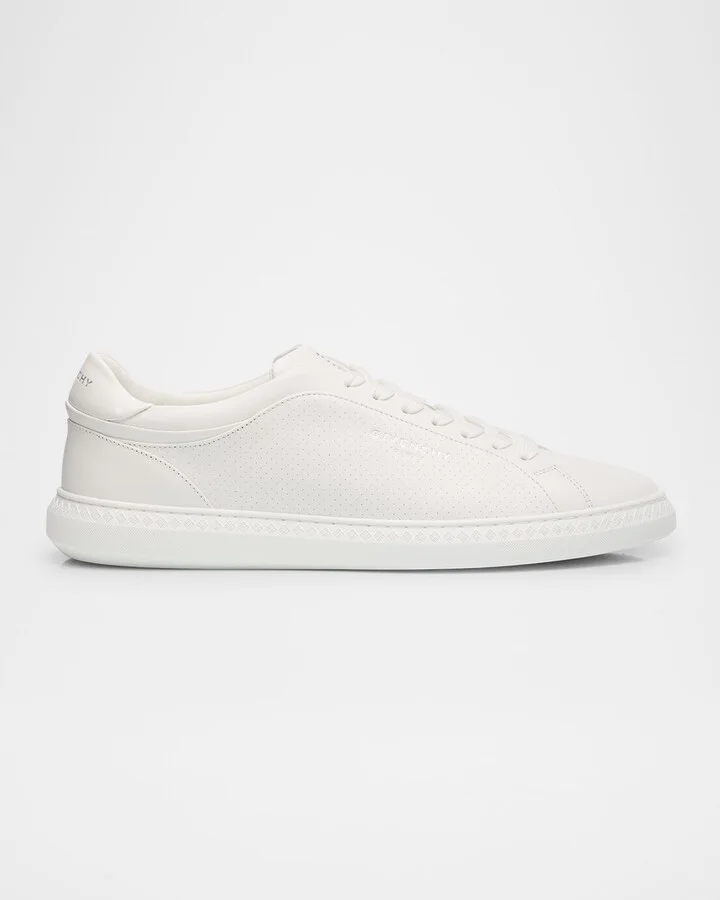 Men's G Set Leather Low-Top Sneakers