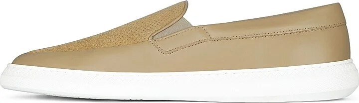 Men's G Set Sneakers in Leather and Perforated Suede - Black - Size 7 - Image 2