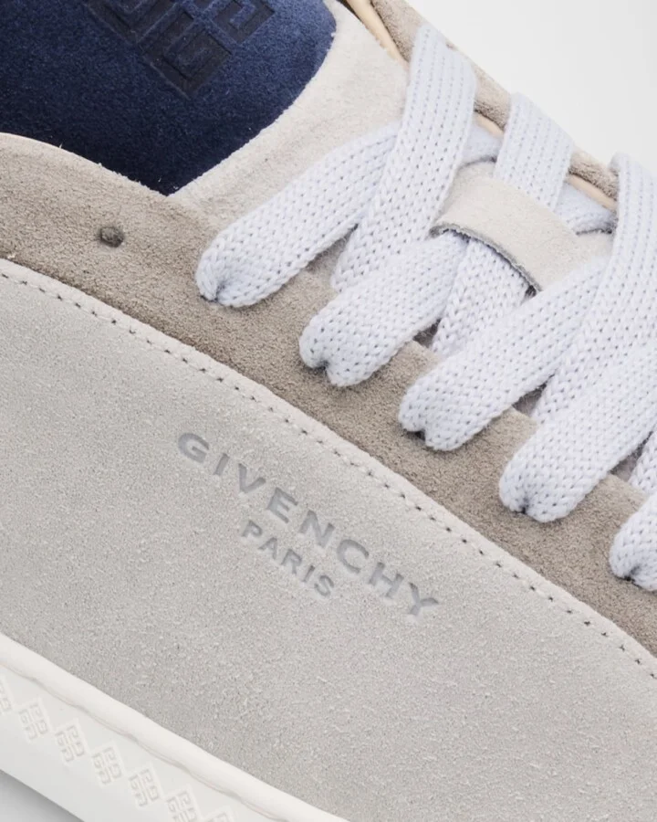 Men's G Set Suede Low-Top Sneakers - Image 2