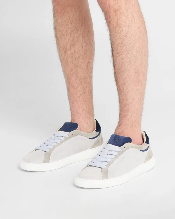 Men's G Set Suede Low-Top Sneakers - Image 4