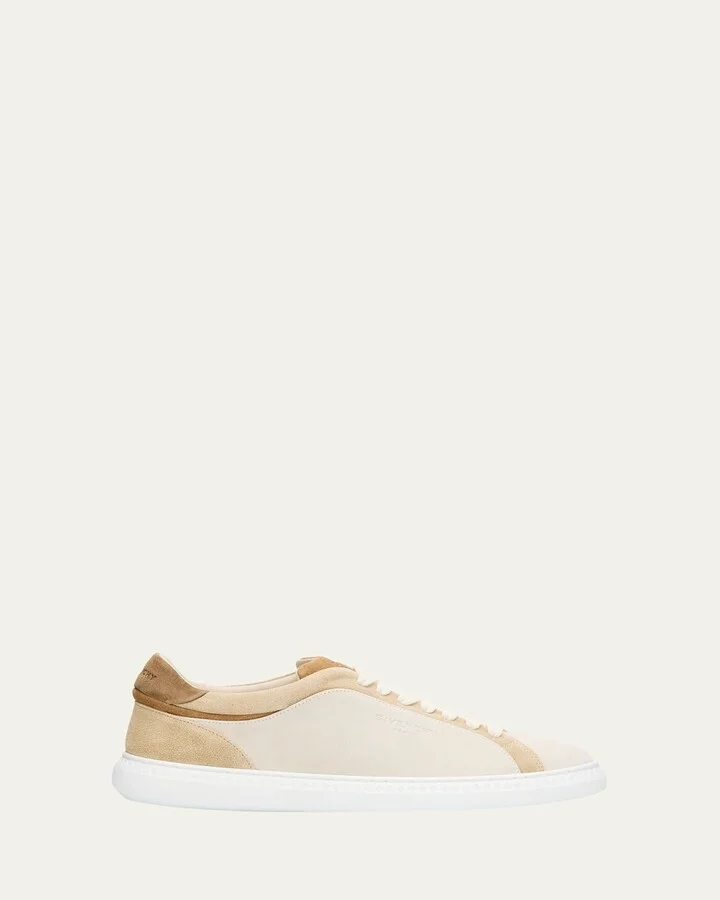 Men's G Set Suede Low-Top Sneakers