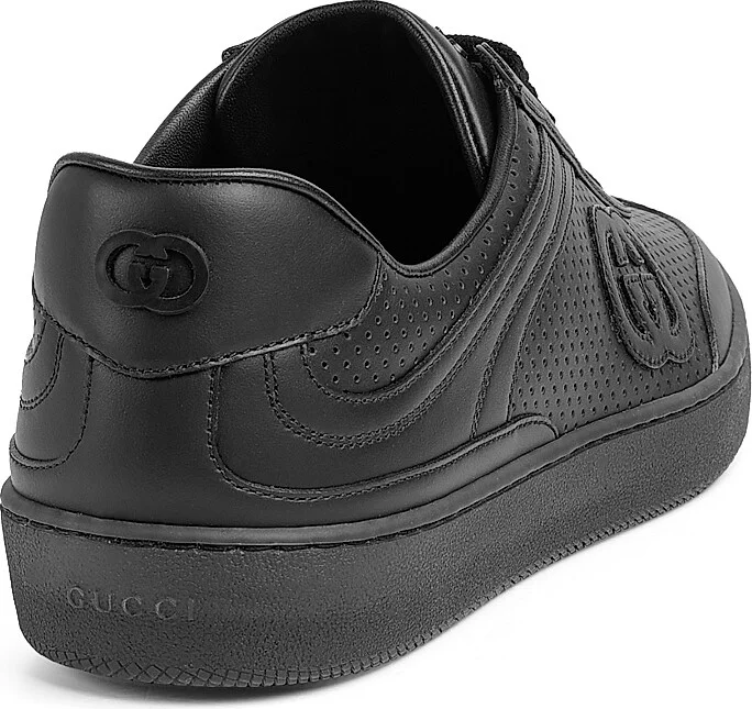 Men's G74 Retro Leather Sneakers - Black - Size 11 - Image 3