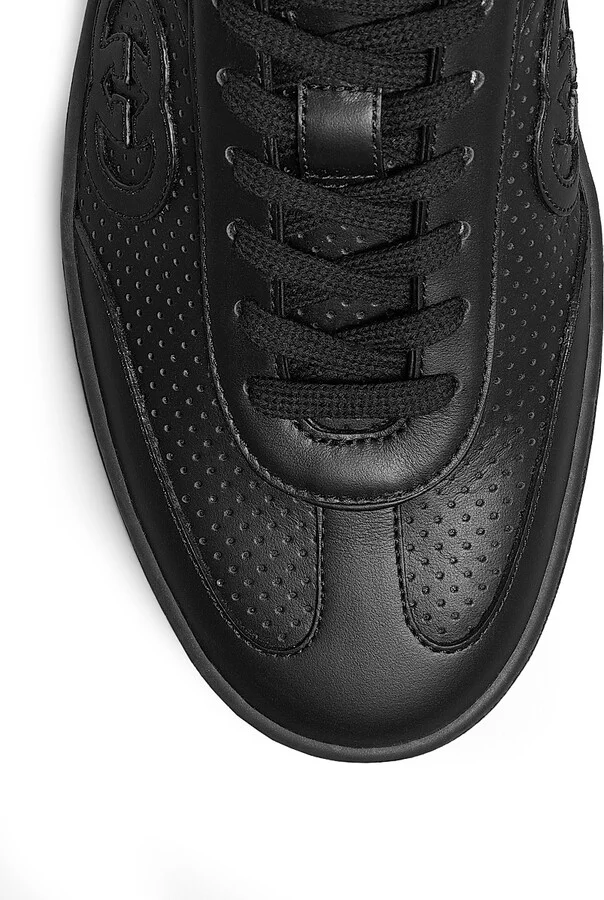 Men's G74 Retro Leather Sneakers - Black - Size 11 - Image 5