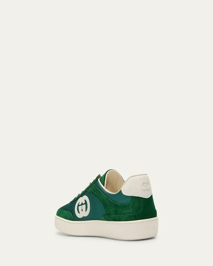 Men's G75 Canvas and Suede T-Toe Low-Top Sneakers - Image 10
