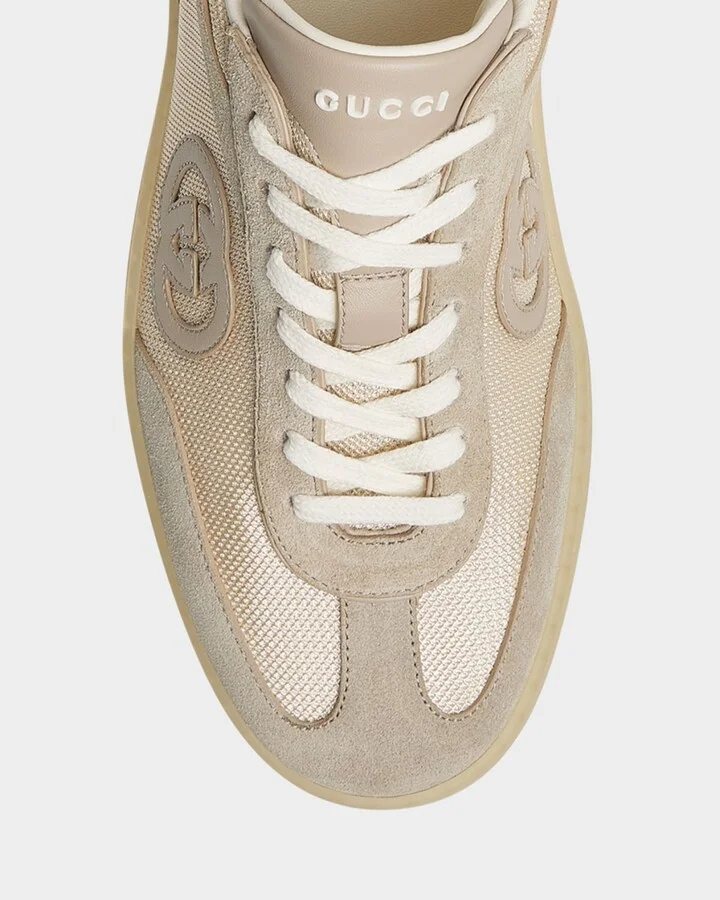 Men's G75 Interlocking G Low-Top Sneakers - Image 2