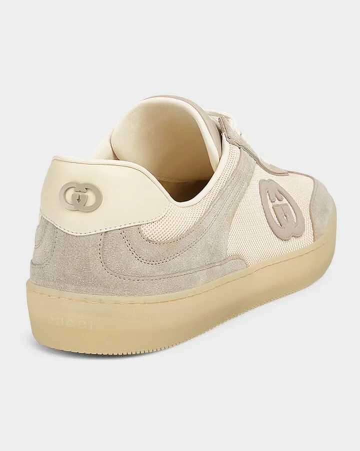 Men's G75 Interlocking G Low-Top Sneakers - Image 4